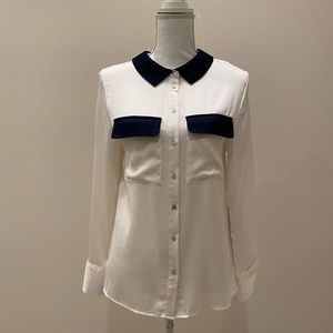 🆕 Zara Double Pocket Blouse - Small NWT